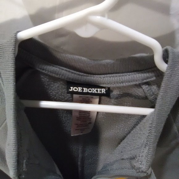 Joe Boxer Toddler One Piece Warm Fleece Footed Pajamas Color Gray Size 2T - Picture 4 of 6